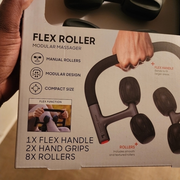 Sharper Image Flex Roller, Modular Massager - 8 Rollers NEW - Picture 5 of 6